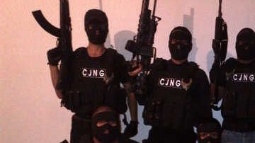 Miembros del cartel de Jalisco Nueva Generación (CJNG).