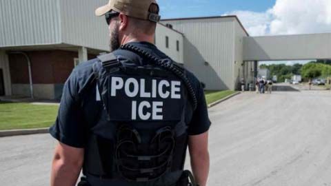 Un agente de la Policía de Inmigración y Aduanas (ICE) de Estados Unidos.