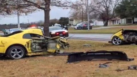 El joven perdió el control de su auto.