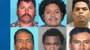 Los 6 hombres tienen en su contra ordenes de arresto.