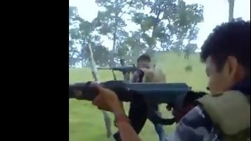 Entrenamiento de sicarios.