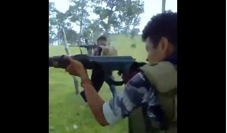 Entrenamiento de sicarios.