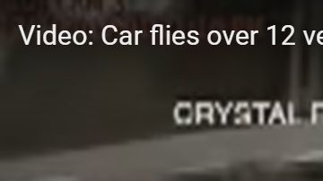 Vehículo voló sobre 139 autos