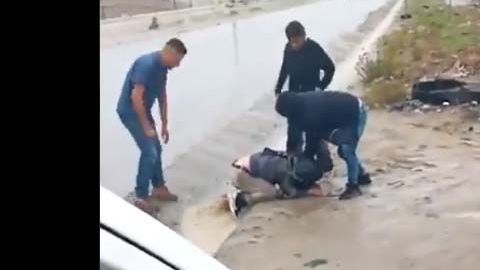 La escena fue grabada en una carretera de Tijuana.