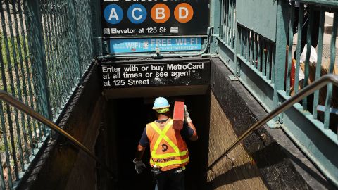 Estación del subterráneo en Harlem