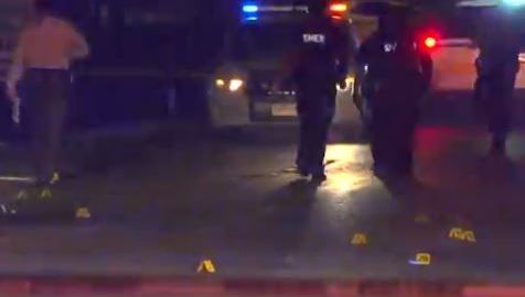 El reporte indica que un total de 9 personas fueron baleadas.