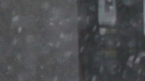 Nieve empieza  a caer en Nueva York con bajas temperaturas.