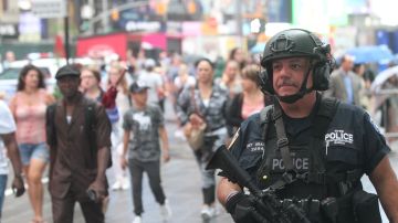 Agentes anti terrorismo de NYPD