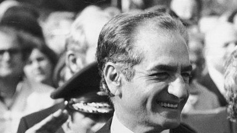 El sha Mohamed Reza Pahlevi y Jimmy Carter.