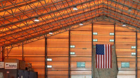 El vicepresidente estadounidense Mike Pence visitó la base en 2019.