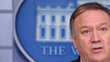 El secretario de Estado, Mike Pompeo, y el secretario del Tesoro, Steven Mnuchin.