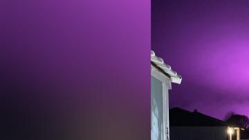 El cielo sobre la granja de marihuana Copperstone en Arizona / Cara Smith-Navajo County Facebook.