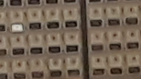 Indigente en la oficina de correos en Grand Central