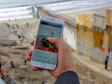 App para migrantes en Tijuana.
