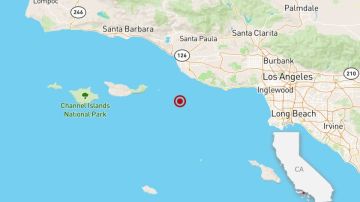 El epicentro del terremoto fue 19 millas al sur de Oxnard, California.