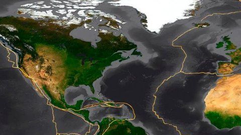 La Tierra es un mosaico de placas tectónicas.