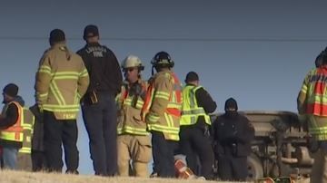 Investigadores en la escena.