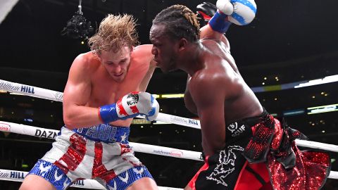 Logan Paul y KSI llevaron su rivalidad en redes sociales al ring.