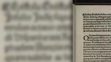 Carta "Plannck I" de Cristóbal Colón.