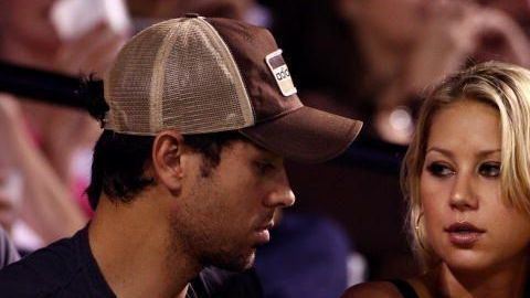 Enrique Iglesias y Anna Kournikova.