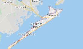 La Isla de Galveston, Texas.