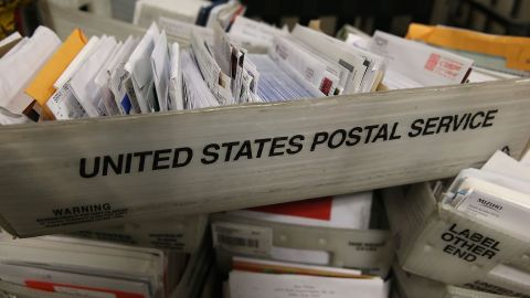 U.S. Post Service Handles Increased Delivery Load For Holiday Season