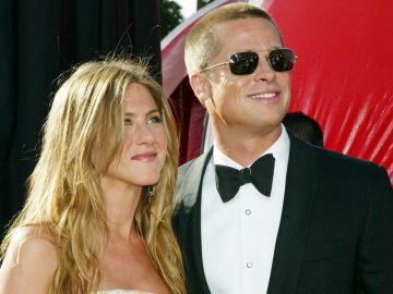 Jennifer Aniston y Brad Pitt.