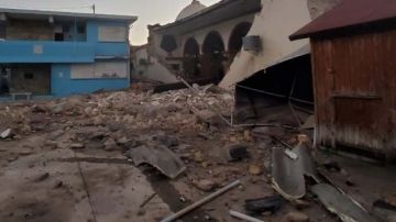 El sismo derrumbó la iglesia Inmaculada Concepción en Guayanilla.