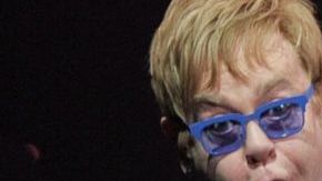 Elton John durante su concierto del domingo.