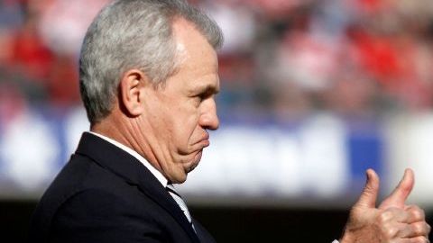 Javier "El Vasco" Aguirre, técnico mexicano  del Espanyol de Barcelona.