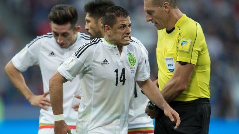 Javier Hernández regresó a dar show.