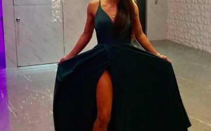 A Kenia le encanta posar para la lente.