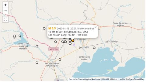 El sismo de 5.3 causó ligeros daños en Oaxaca.