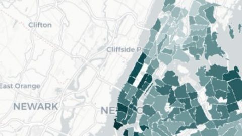 Mientras más oscuro el mapa, mejor es la zona