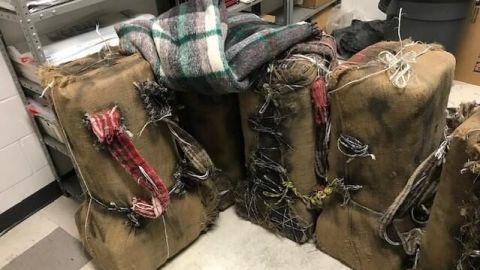 'Narcomochilas' encontradas en Texas en Año Nuevo.