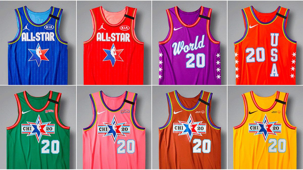 Nike presenta los uniformes del All Star NBA 2020 inspirados en los