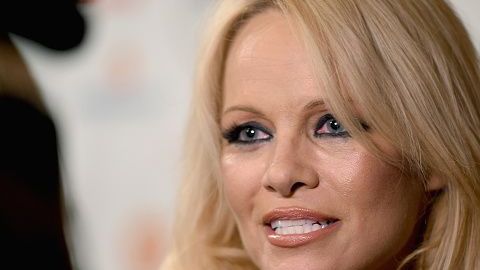 La sensual actriz Pamela Anderson.