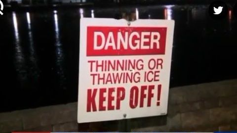 "Ningún hielo es hielo seguro", recuerda la policía