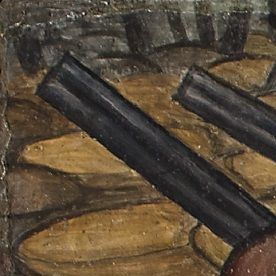 Diego Rivera, El Levantamiento, 1931. Fresco sobre cemento reforzado en un marco de acero galvanizado.