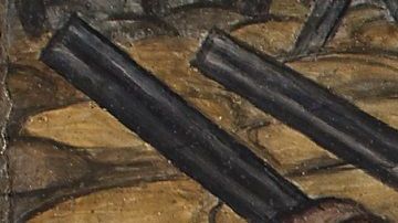 Diego Rivera, El Levantamiento, 1931. Fresco sobre cemento reforzado en un marco de acero galvanizado.