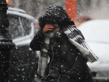 Los meteorólogos prevén que la tormenta deje nevadas.