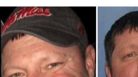 El sospechoso tiene tatuajes que se pueden identificar fácilmente.