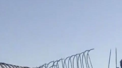 VIDEO: Marea de migrantes intenta cruzar a México; Guardia Nacional les rocía gas pimienta