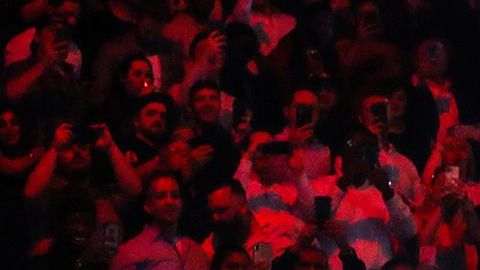 La entrada de Fury al ring fue espectacular.