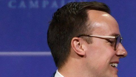 Pete Buttigieg (d) ha aparecido en actos de campaña con su esposo.