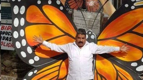 Homero Gómez fue un activo defensor de la mariposa monarca.
