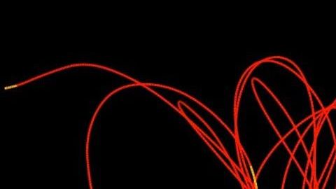 Vista en perspectiva de la órbita de 2020 CD3 sobre la Tierra.