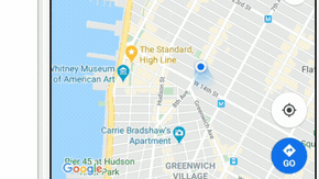 Cinco pestañas proporcionan un acceso más fácil a todo lo que necesita en Google Maps.