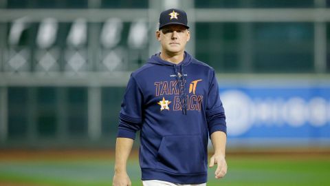 A.J. Hinch ex manager de los Astros de Houston.