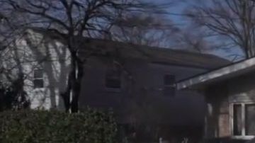 Escena del crimen en New Cassel (NY)